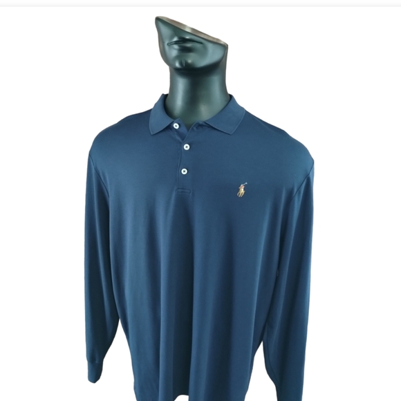 Polo Ralph Lauren Men's XL TG Classic Fit  Long Sleeve Pullover Shirt - Picture 2 of 5